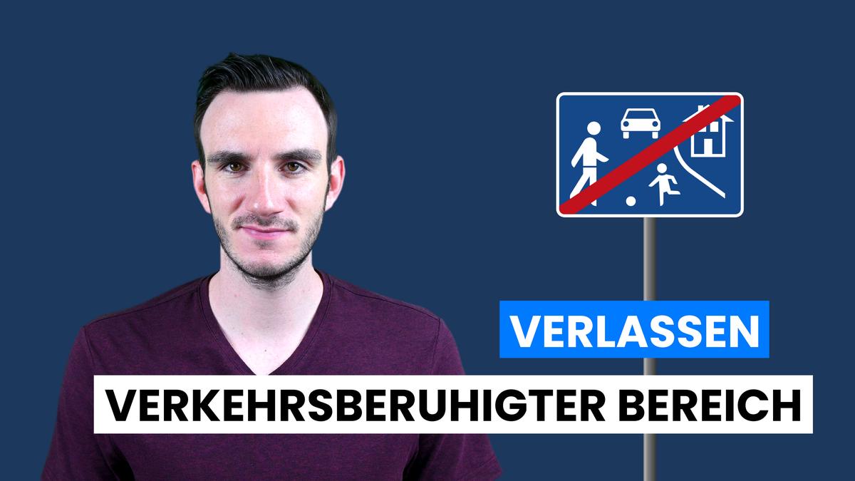 'Video thumbnail for Verkehrsberuhigter Bereich: Verlassen'