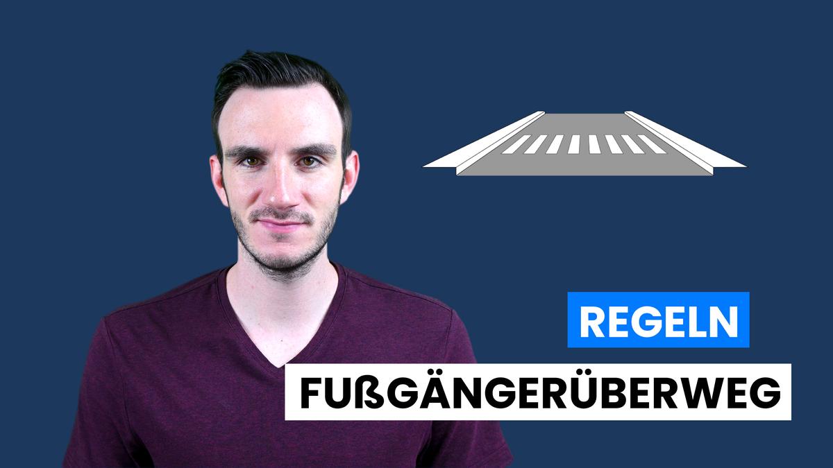 'Video thumbnail for Fahrbahnmarkierungen: Fußgängerüberweg'