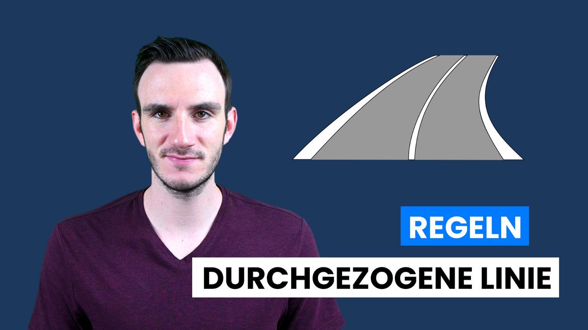 'Video thumbnail for Fahrbahnmarkierungen: Durchgezogene Linie'