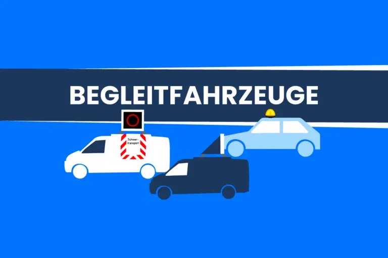 Wann wird ein Begleitfahrzeug bei einem Großraum- und Schwertransport benötigt?