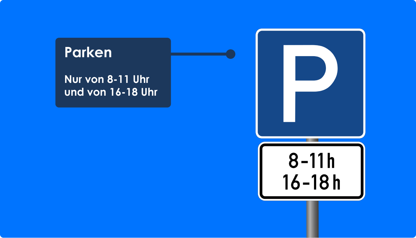 Zeichen 314: Parken mit Zusatzzeichen erklärt – stvo2Go