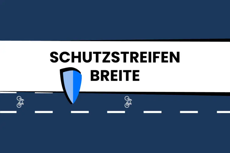 Breite von Schutzstreifen für Radfahrer – Detaillierte Analyse [+best practice]