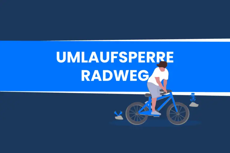 Umlaufsperren auf Radwegen: Maße und Alternativen