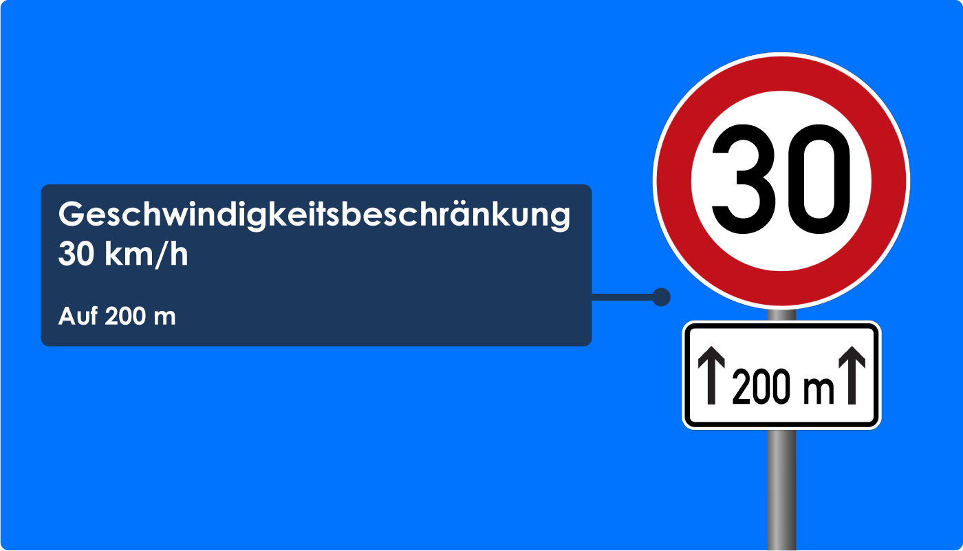 25 km/h Schild – Kennzeichenprofis