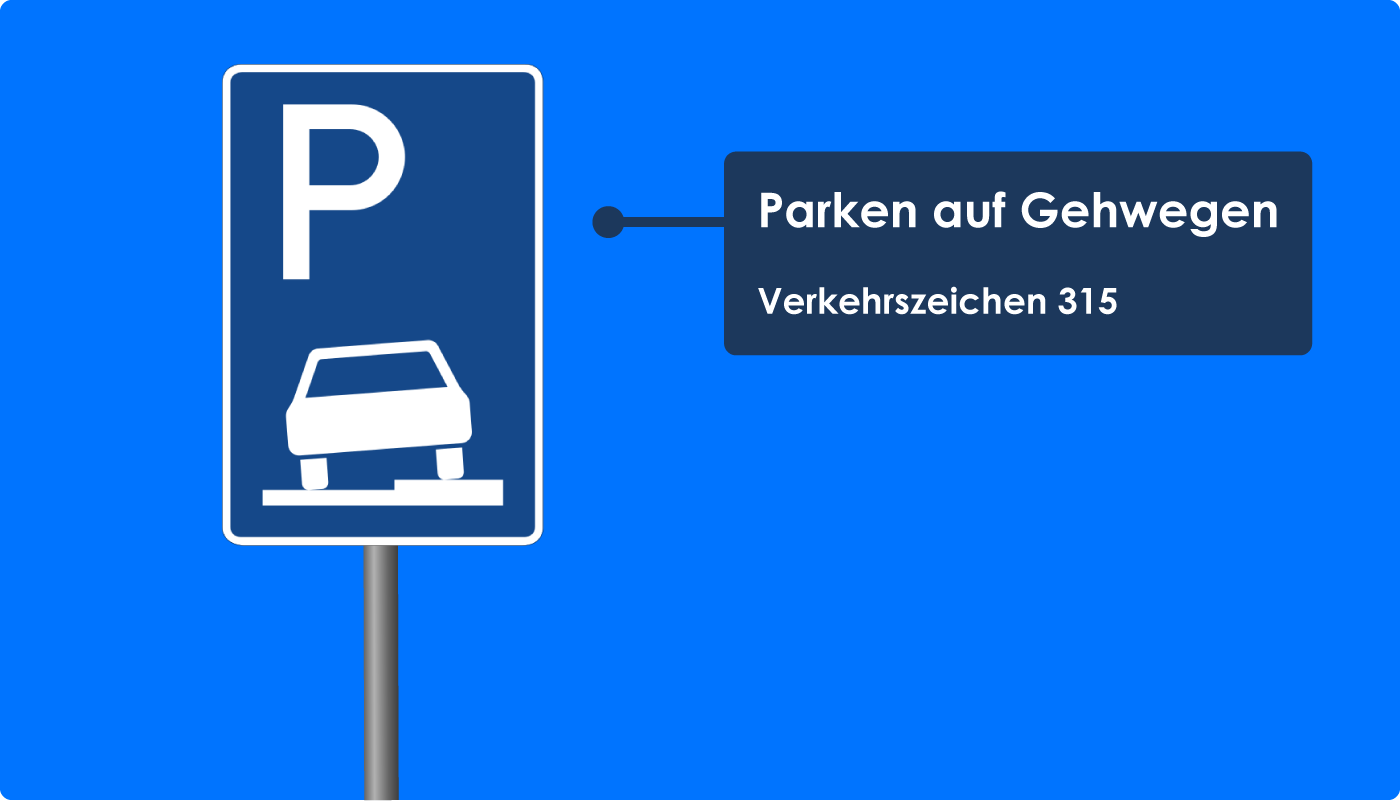 Parkplatzschild ohne Zusatztext mit Rahmen